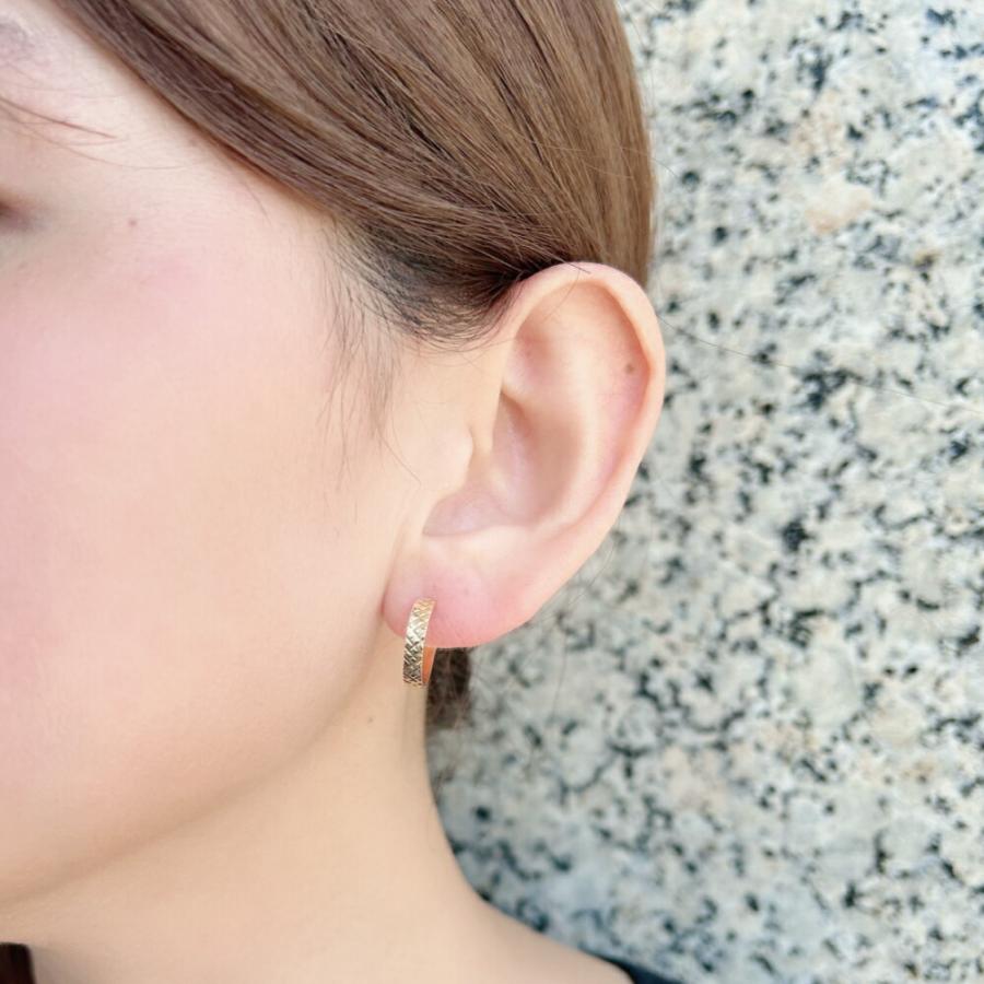 K18YG フープピアス ジュエリー 118208020328の画像