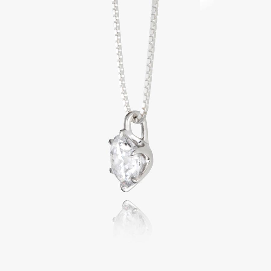 プラチナ PT850/900 ココディア ダイヤモンドネックレス ペンダント 0.2ct COCODIA ジュエリー 138408000013_2