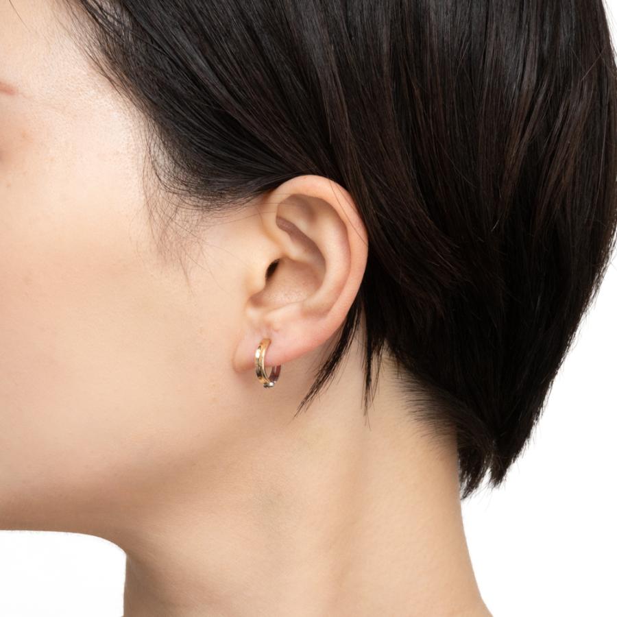 K10YG / K10WG ピアリング ピアス リング アクセサリー レディース ジュエリー 118208020413の画像
