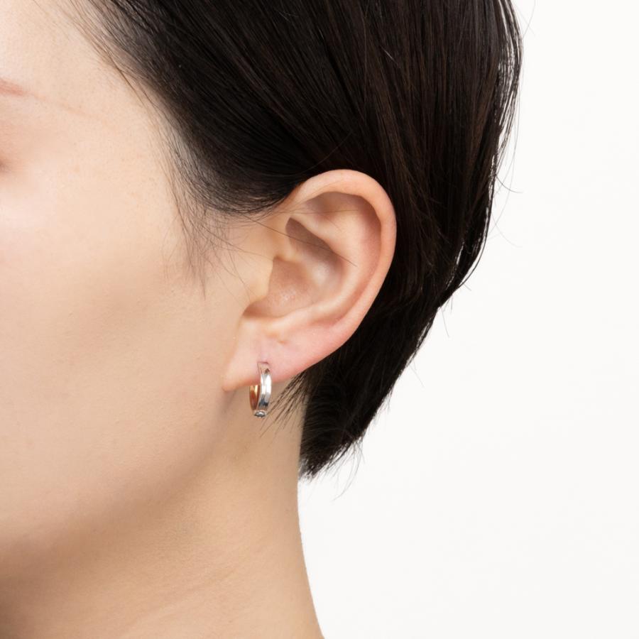 K10YG / K10WG ピアリング ピアス リング アクセサリー レディース ジュエリー 118208020413の画像
