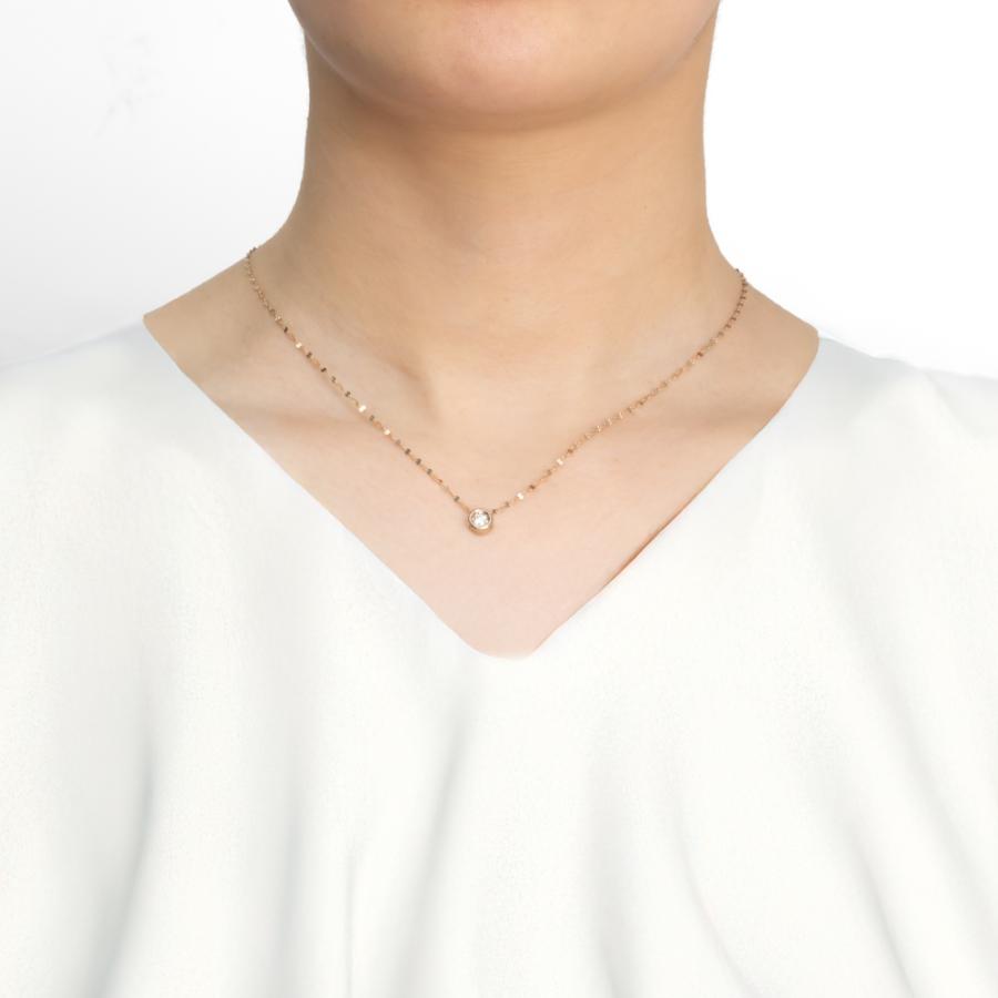 K18 EARTH GOLD ダイヤモンド ネックレス ペンダント アクセサリー レディース ジュエリー 103808080167の画像