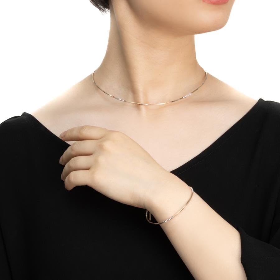 K18 EARTH GOLD / PT850 ブレスレット アクセサリー レディース ジュエリー 103808080172の画像