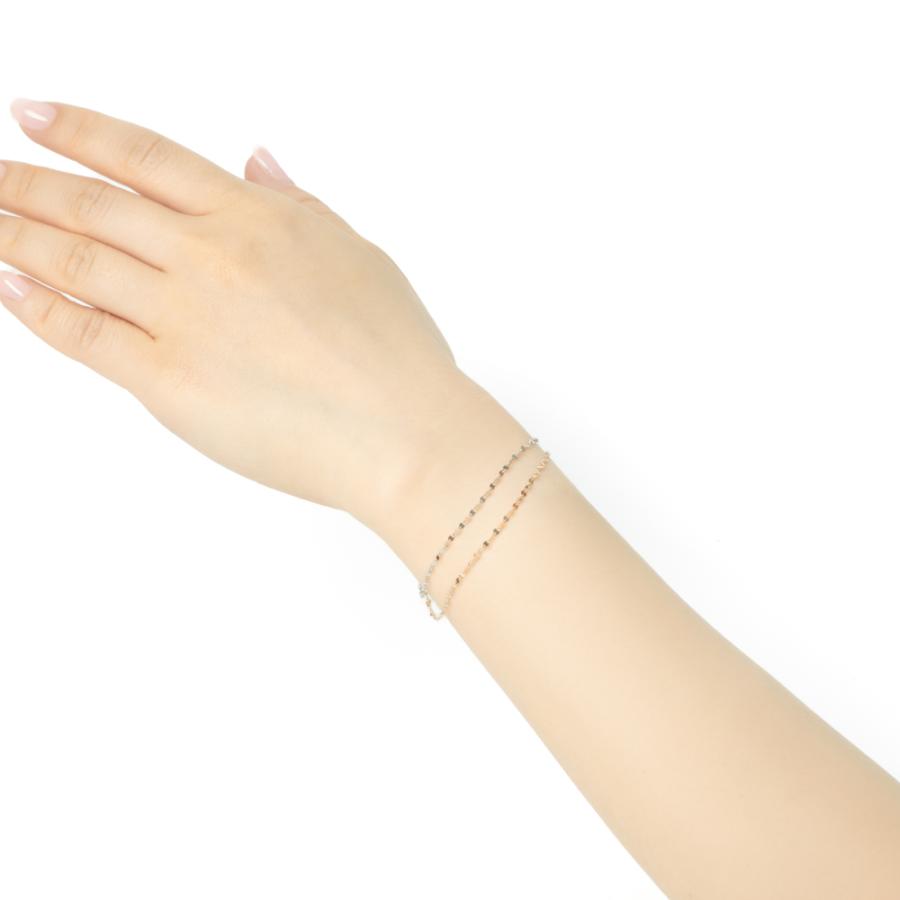 K18 EARTH GOLD / PT850 ブレスレット アクセサリー レディース ジュエリー 103808080173の画像
