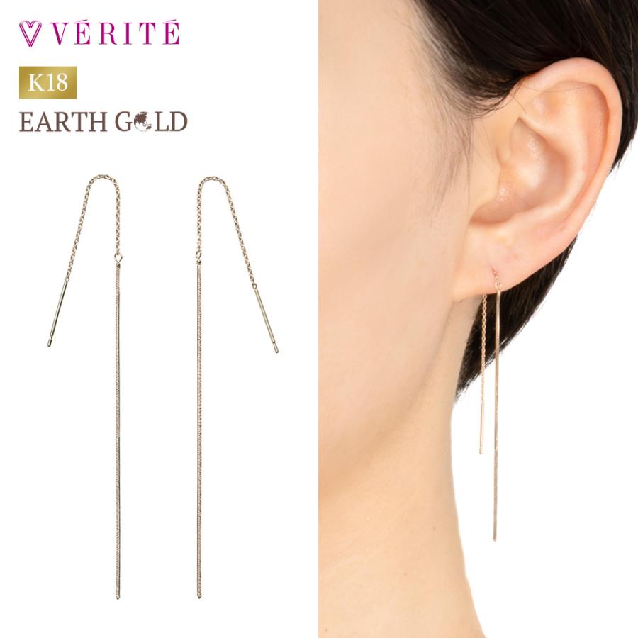 K18 EARTH GOLD ピアス アクセサリー レディース ジュエリー 103808080175