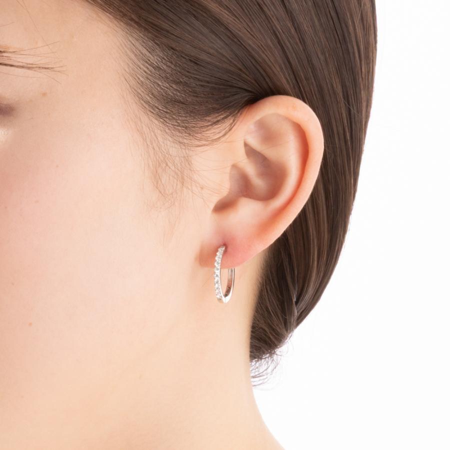 PT900 プラチナ ダイヤモンド ピアス アクセサリー レディース 