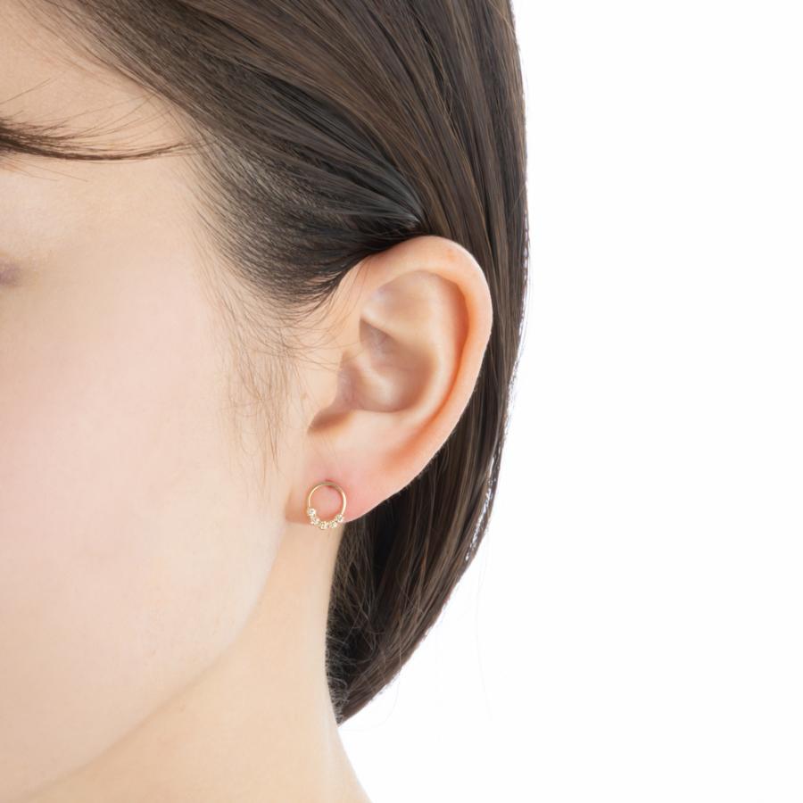 K10YG ダイヤモンド ピアス アクセサリー レディース ジュエリー 118208020444の画像