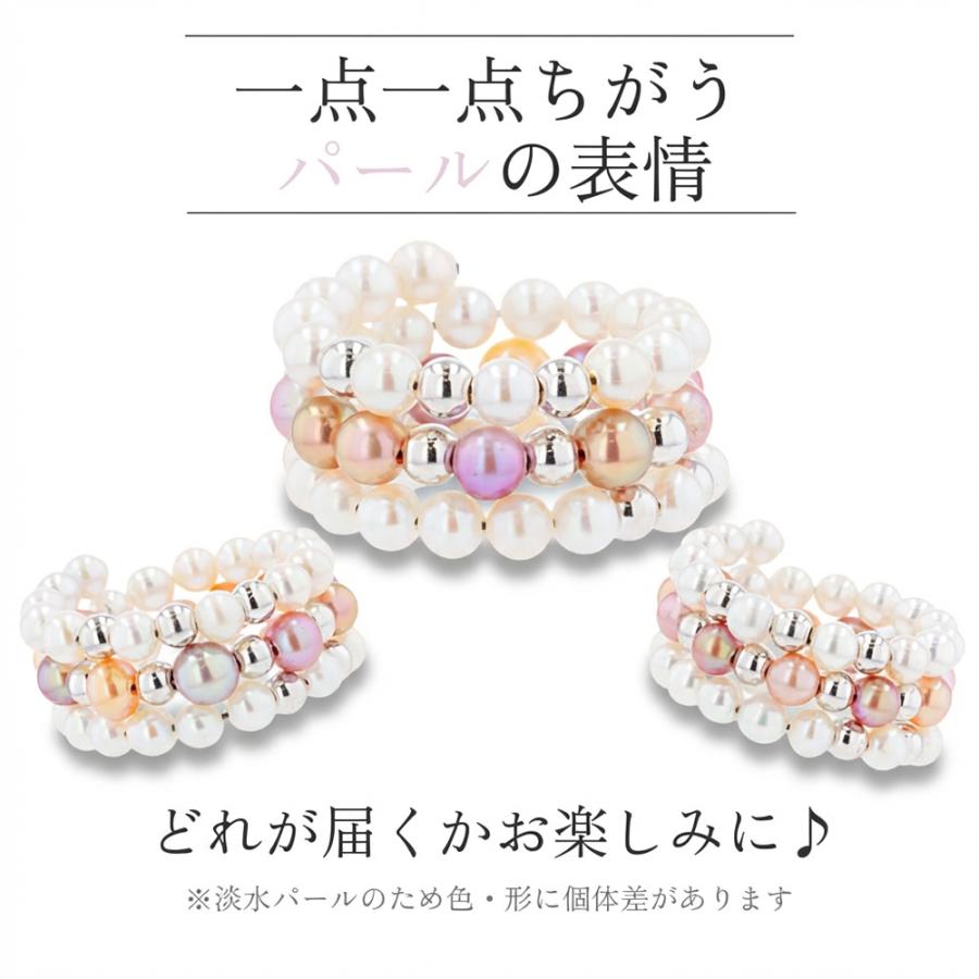 SV 淡水パール フリーリング 指輪 アクセサリー レディース ジュエリー 105208060030_5