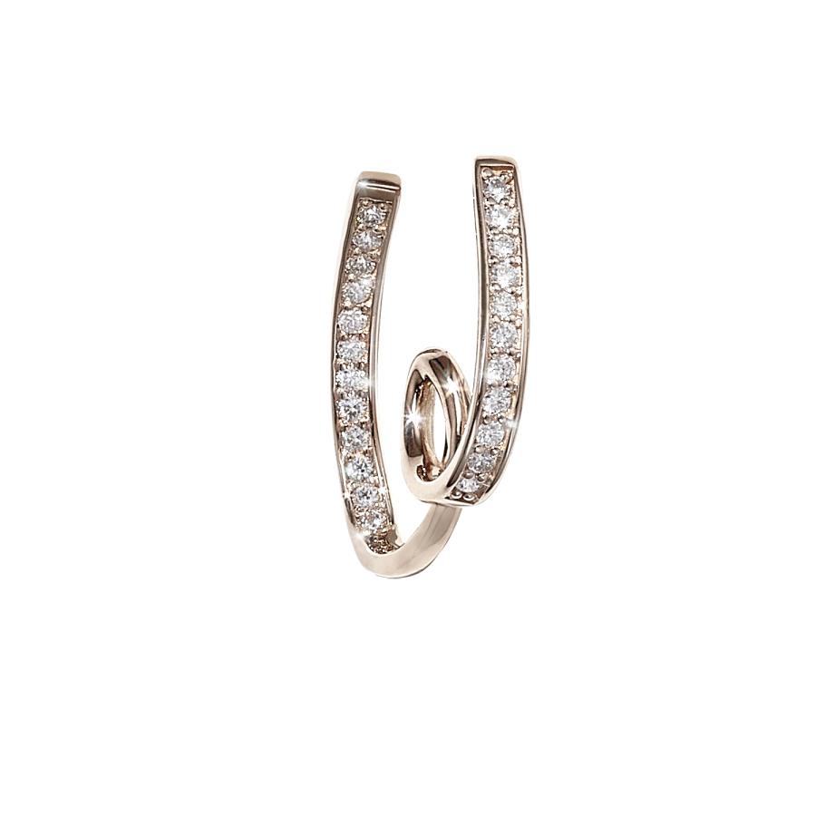 K18 EARTH GOLD ダイヤモンド ピアス（シングル右用） アクセサリー レディース ジュエリー 103808080187の画像