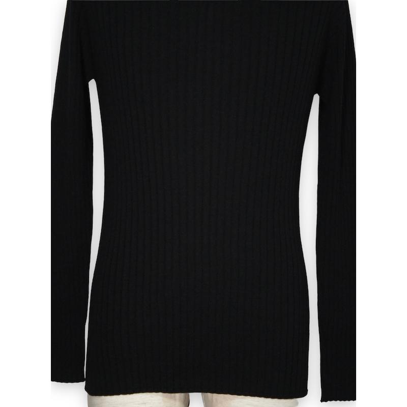 5351 POUR LES HOMMES 20%OFF ホールガーメントVネックニット ブラック