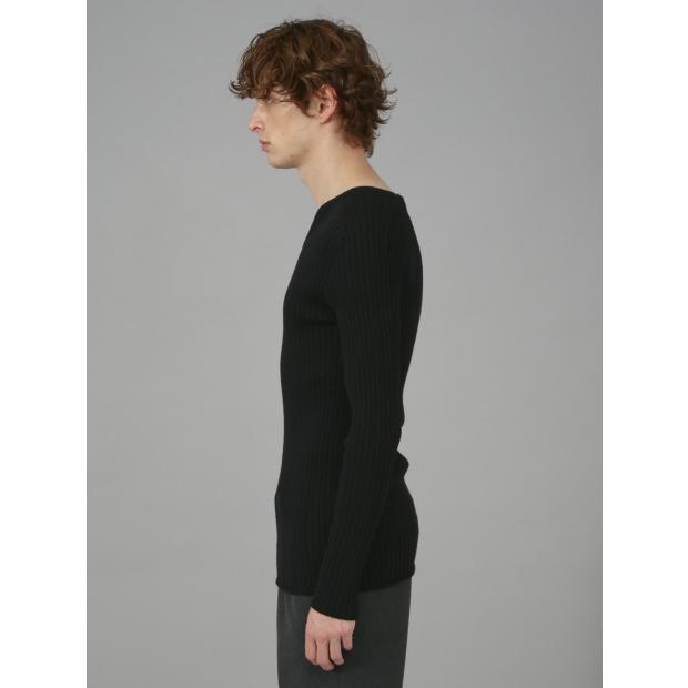 5351 POUR LES HOMMES 20%OFF ホールガーメントVネックニット ブラック