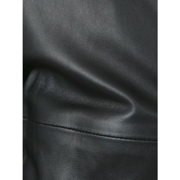 20%OFF レザージャケット セミダブルライダース ブラック 5351POUR LES HOMMES 5351プール・オムの画像