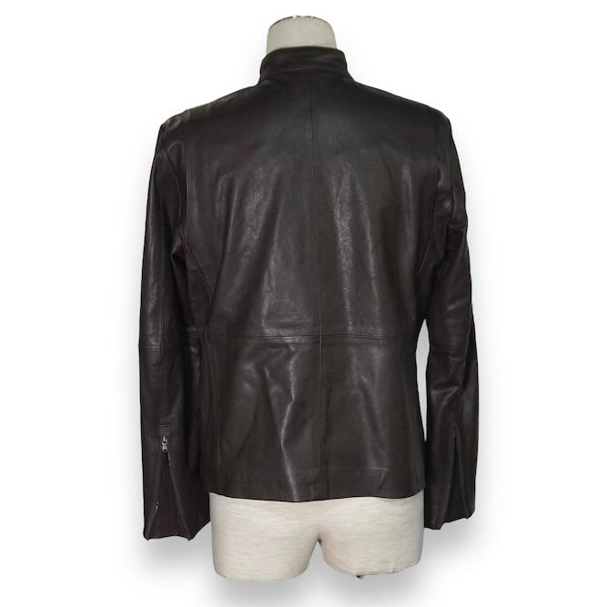 5351 POUR LES HOMMES シングル レザージャケット ダーク 5351 POUR LES HOMMES シングル レザージャケット ダーク