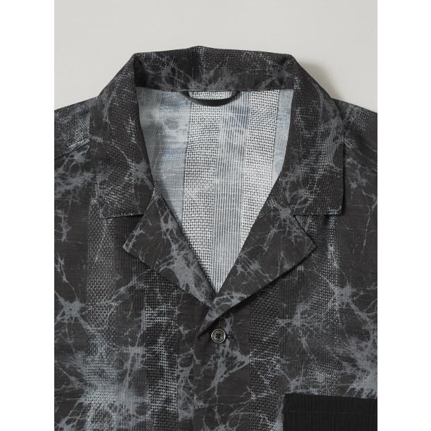 5351 POUR LES HOMMES 30%OFF コンビネーション 半袖シャツ ブラック