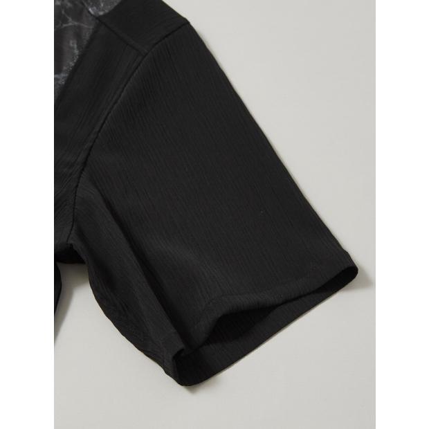 5351 POUR LES HOMMES 30%OFF コンビネーション 半袖シャツ ブラック