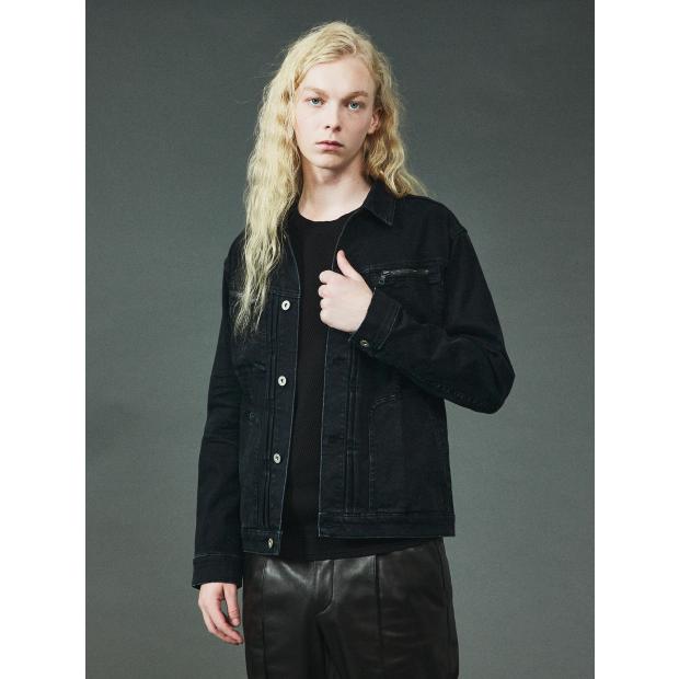 5351プールオム デニムジャケット セットアップ対応】オリジナルバンダナ付き コーティング デニム