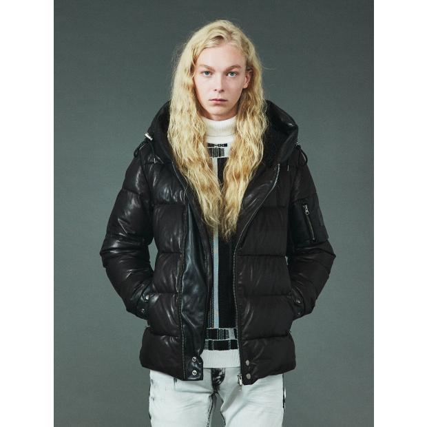 5351 POUR LES HOMMES 黒 ダウンジャケット