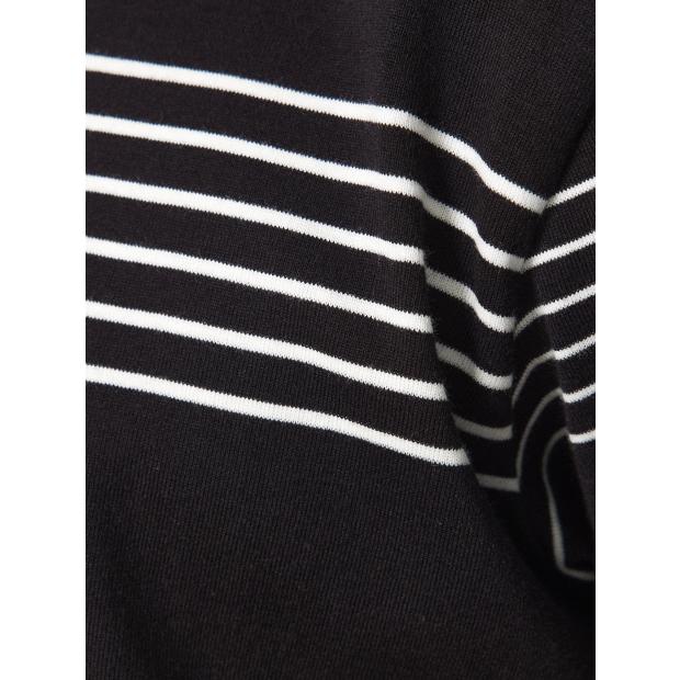 5351 POUR LES HOMMES セーターマシーン ボーダー クルーネック ニット