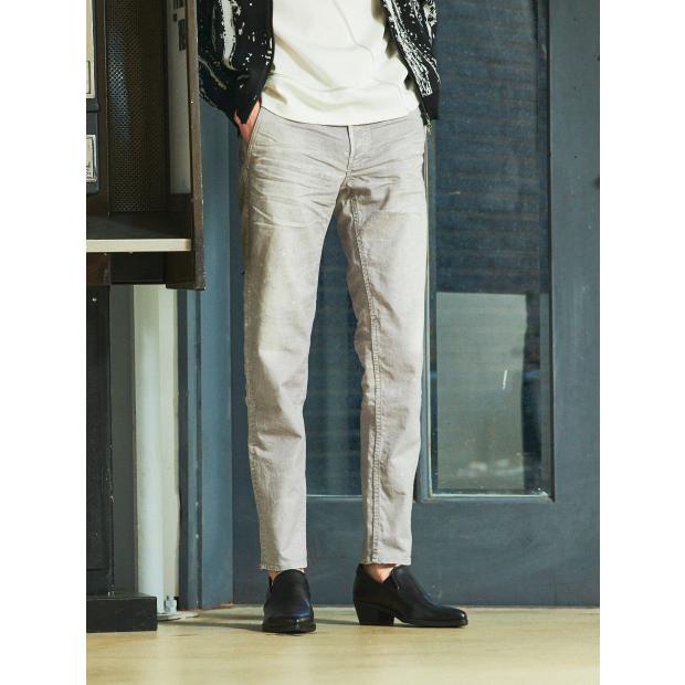 5351 POUR LES HOMMES 10%OFF プリント テーパード デニム パンツ 