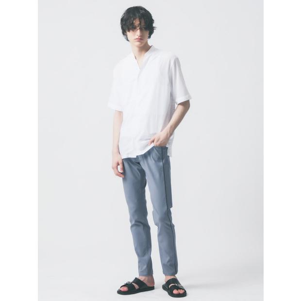 5351 POUR LES HOMMES 20%OFF パッチワーク メッシュ 半袖シャツ