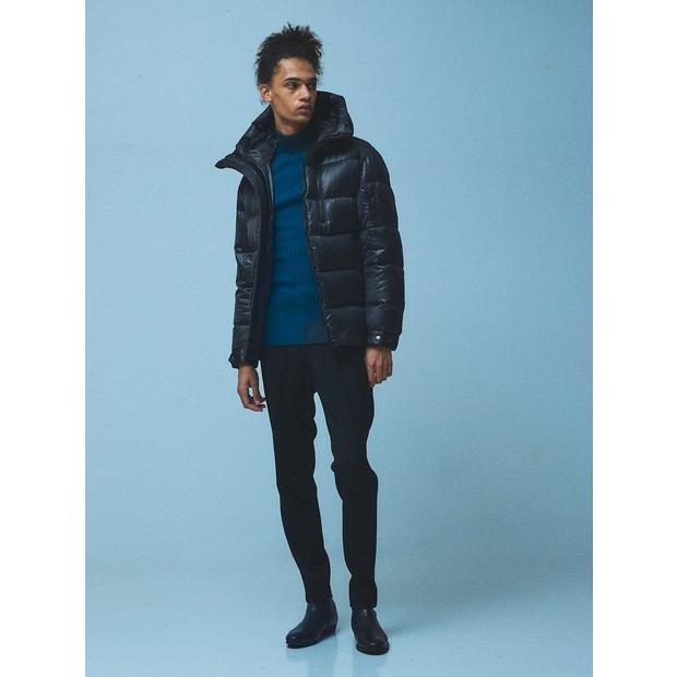 5351 POUR LES HOMMES ダウンコンビ ジャケット フード 切替 5351 POUR LES HOMMES ダウンコンビ ジャケット フード 切替 - メルカリ