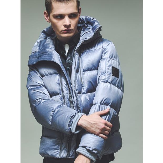 5351ダウンジャケット ゴーサンゴーイチプール・オム 5351 POUR LES HOMMES 【25A/W】レザー