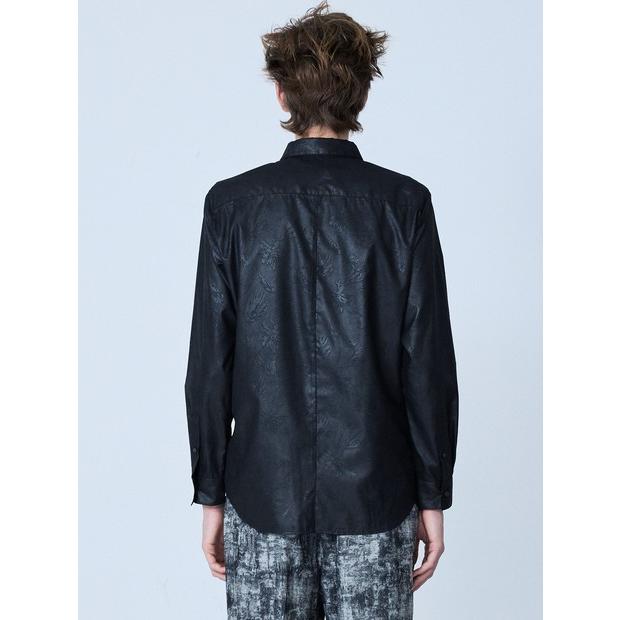 5351 POUR LES HOMMES リーフ柄 エンボス 長袖 シャツ 5351POUR LES 