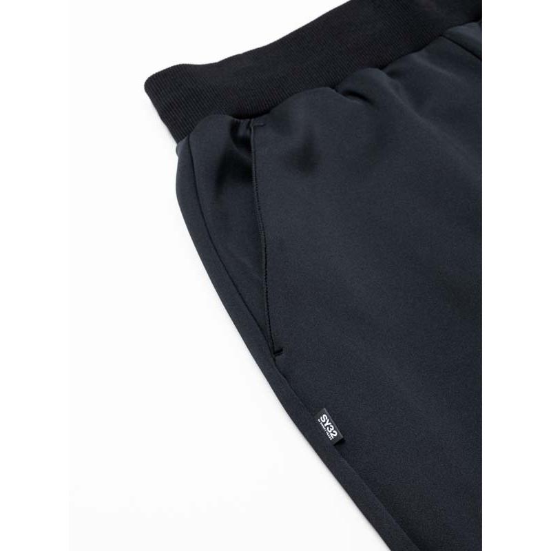 XL SY32 ストレッチ ハイゲージ ウィンドパンツ ジョガーパンツ ブラック XL SY32 ストレッチ ハイゲージ ウィンドパンツ ジョガーパンツ ブラック