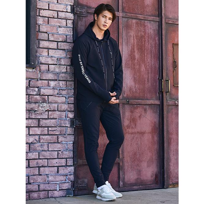 SY32:メンズ:Lサイズ:フルジップ ストーム フリース ジャケット:黒 SY32:メンズ:Lサイズ:フルジップ ストーム フリース ジャケット