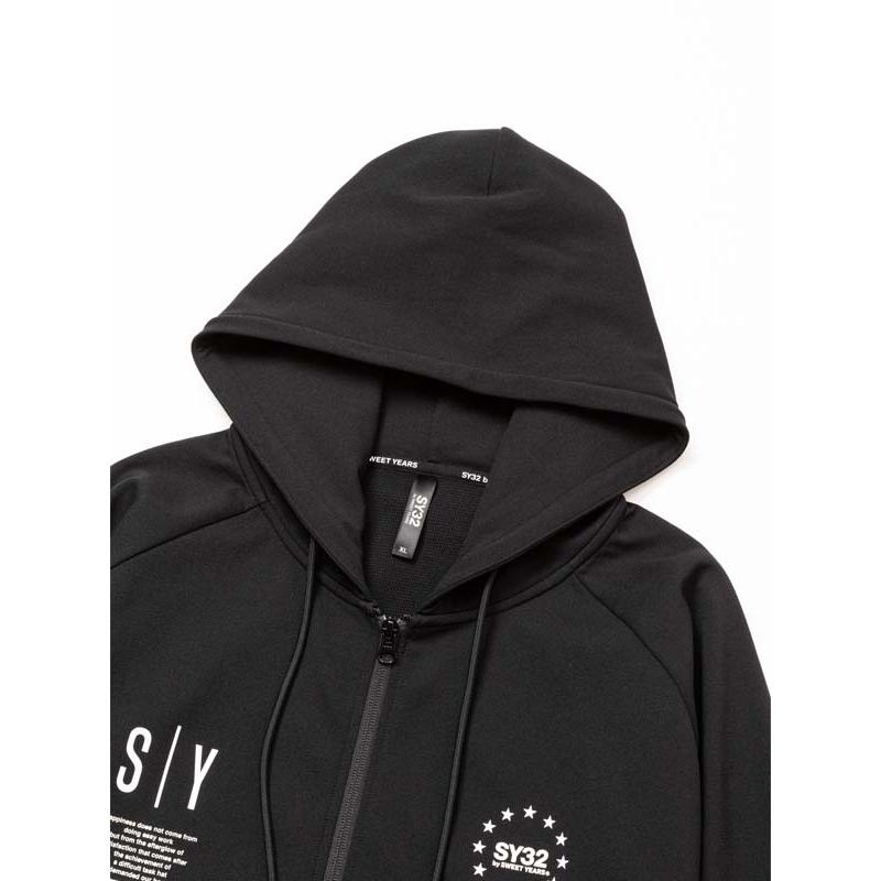 SY32 by SWEET YEARS ブラックジャンパー XL SY32 by SWEET YEARS GOLF - 2.5L LAMINATE STRETCH RAIN SUIT