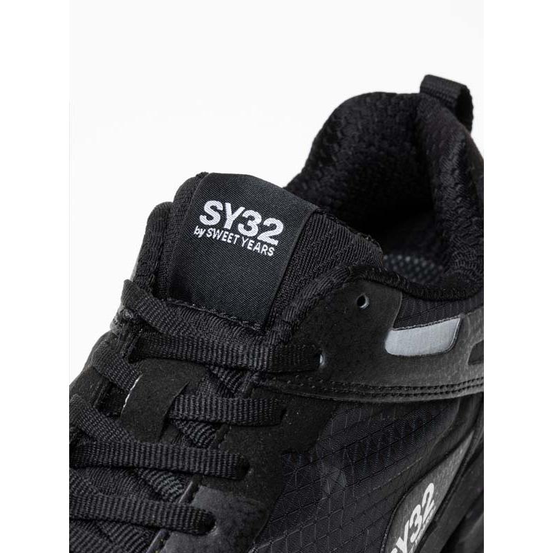 スニーカー SY32×MOISTHROUGH360 COLLABO SHOES BLACK SY32 by SWEET