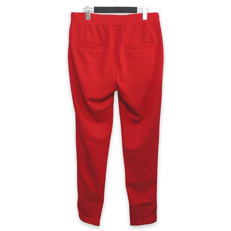 SY32 by SWEET YEARS 30%OFF BASIC SWEAT ZIP PANTS-TNS1773 RED