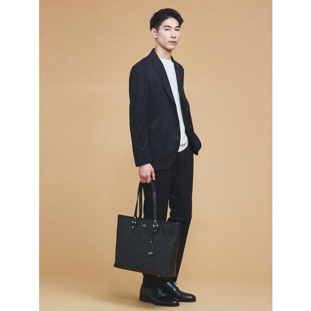 alfredoBANNISTER ボストンバッグ オールレザー 黒 未使用級】アルフレッドバニスター オールレザー パッチワーク