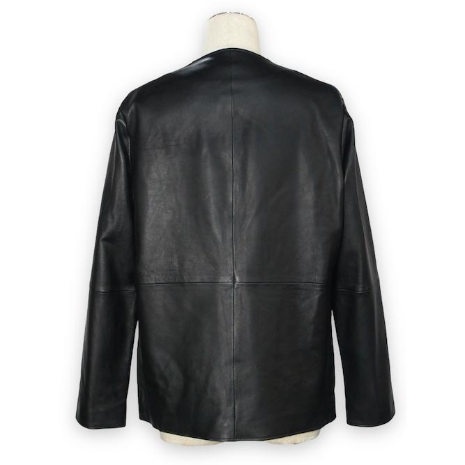 レザージャケット aba jacket lum leather BLACK eofm イオフムの画像
