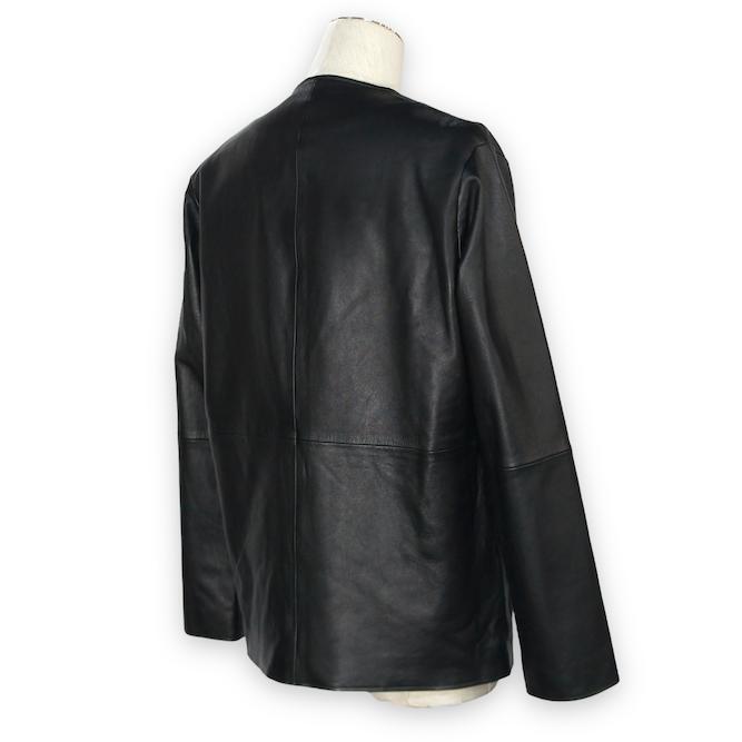レザージャケット aba jacket lum leather BLACK eofm イオフムの画像