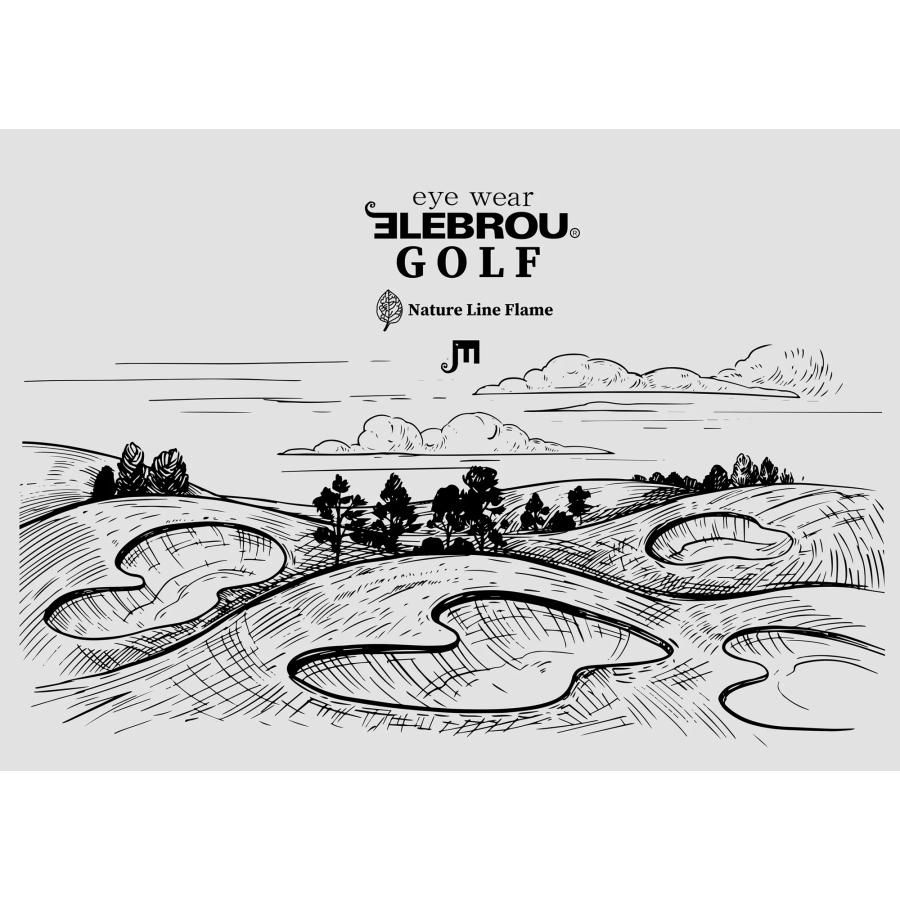 サングラス ケース付 ELEBROU GOLF BLACK NATURE SHINE（調光レンズ