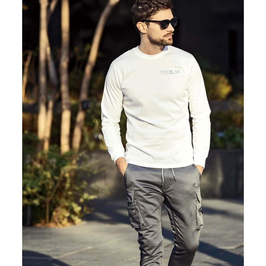 【現行】 1PIU1UGUALE3 RELAX スリムカーゴパンツ グレー L 1PIU1UGUALE3 RELAX スリムカーゴパンツ グレー ウノピゥウノウ