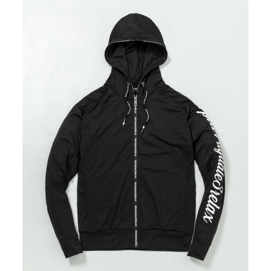 1PIU1UGUALE3 RELAX 30%OFF ジップロゴラッシュガードパーカー