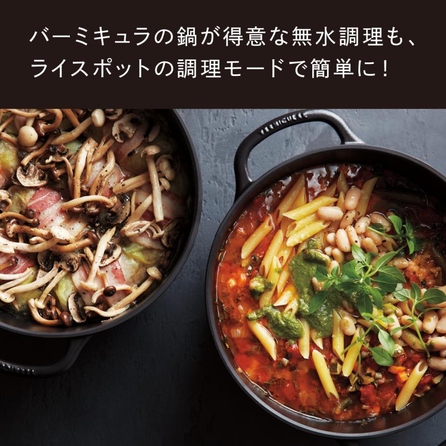 公式】バーミキュラ ライスポットミニ 3合炊き 炊飯器 | 鋳物ホーロー
