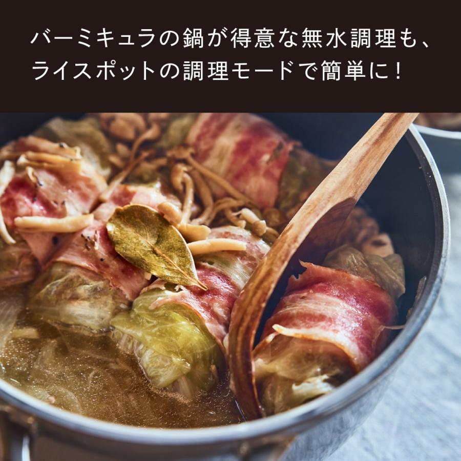 公式】バーミキュラ ライスポット 5合炊き 炊飯器 | 鋳物ホーロー鍋 IH