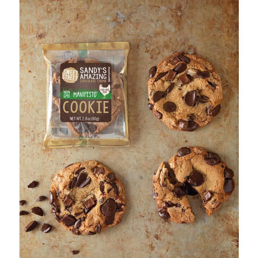 Sweet Street チョコ チャンク クッキー バレンタインギフト 濃厚 高級 洋菓子 冷凍 デザート パテシエ仕立てのスイーツ 個包装 80g X 6個 48個 N3528 3040 Vermontsoapjapanヤフ 店 通販 Yahoo ショッピング