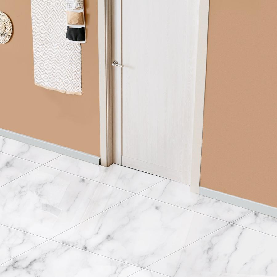 Veroman 貼るだけ フロアタイル フローリング 大理石調 ストーン調 床 シート お部屋 模様替え 30枚セット ホワイトマーブル Veroman Jp 通販 Yahoo ショッピング