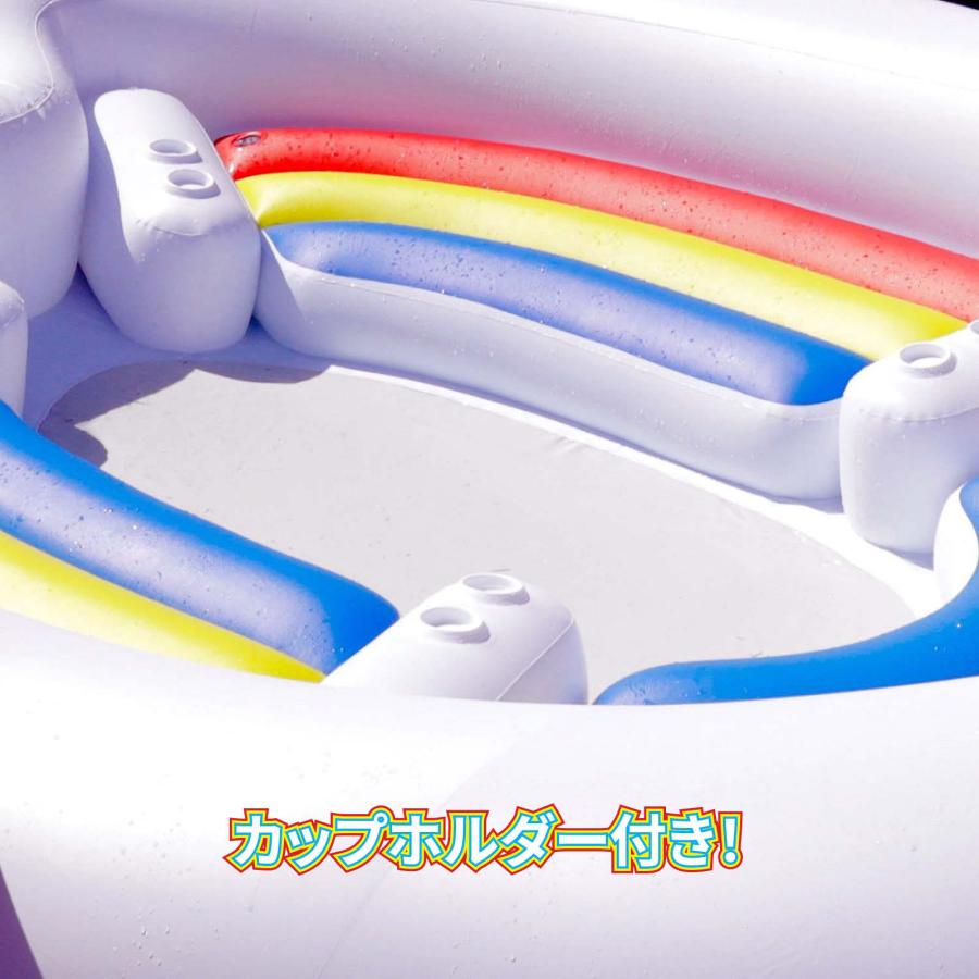 VeroMan 超巨大 ユニコーン 浮き輪 350cm 4人乗り ビッグサイズ 大人用
