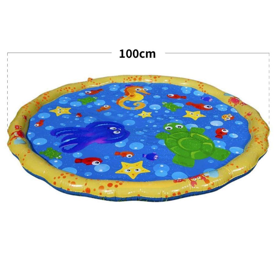 Veroman 幼児用 プール 直径100cm 噴水 ホースに繋ぐだけ 水遊び プレイマット 庭 シャワー 子供用 Veroman Jp 通販 Yahoo ショッピング