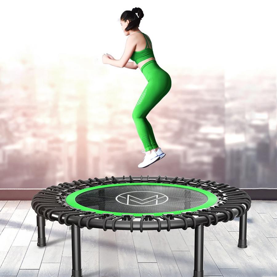 【未使用品】GYMAXトランポリン 最大荷重150KG 直径101cm グリーン 未使用】GYMAX トランポリン手摺付き 径102cm グリーン - メルカリ