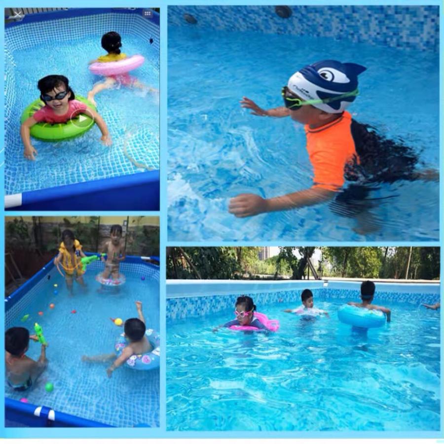 300cm Veroman フレームプール 大型 ファミリープール 折りたたみ ビニールプール Lサイズ Veroman Jp 通販 Yahoo ショッピング