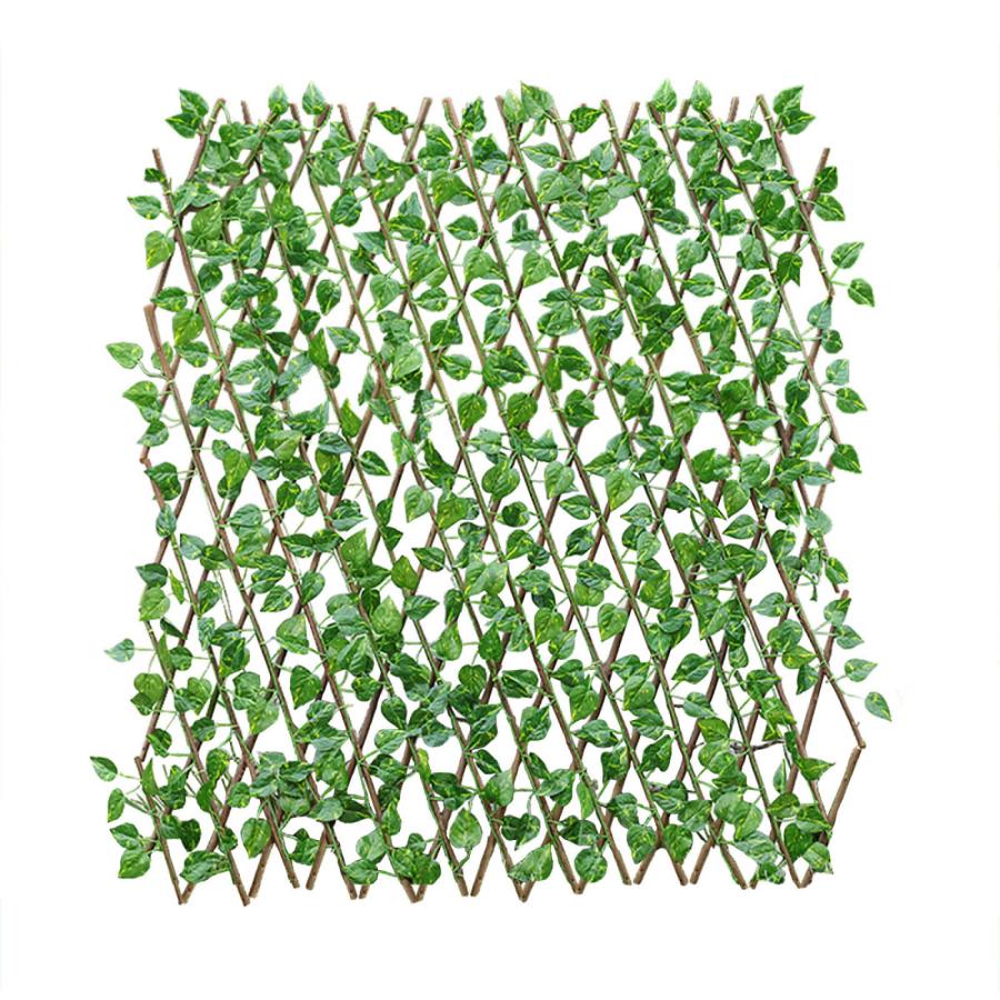 40cm×24cm] VeroMan 伸縮 グリーンフェンス 柵 花壇 リーフラティス