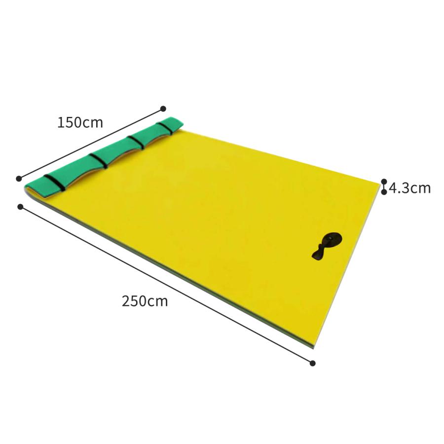150cm×250cm] VeroMan 特大 ウォーターマット 水上マット 海上マット