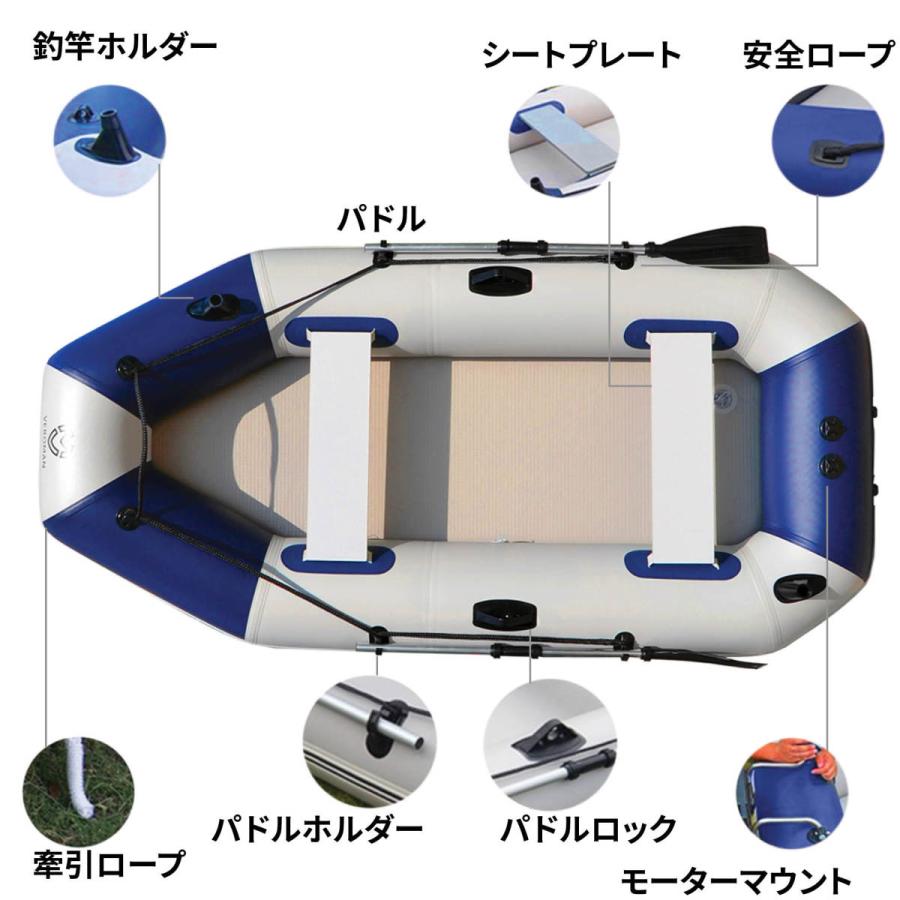 6-7人乗り] VeroMan インフレータブル ボート ゴムボート オール付き