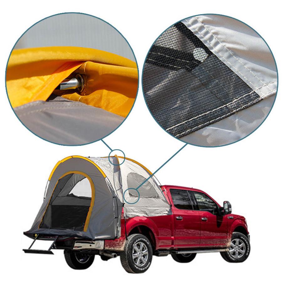 米国ネピア ピックアップトラックテント 57シリーズ(フルサイズ用) 57011 ⬅️バックローズトラックテント➡️スポーツトラックテント