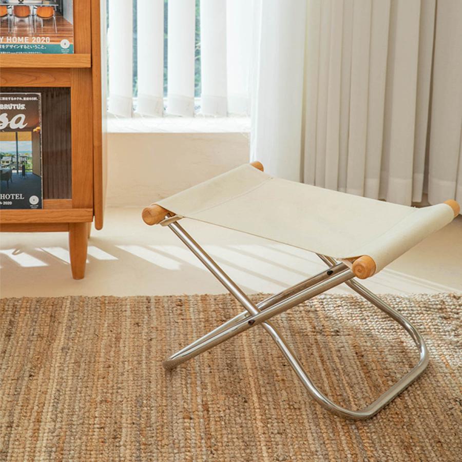 VeroMan 足置き フットレスト オットマン ロースタイルチェア用 読書 昼寝 室内キャンプ リラックス 快適お家時間 韓国インテリア(14990円)